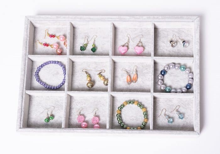 jewelries collection in box